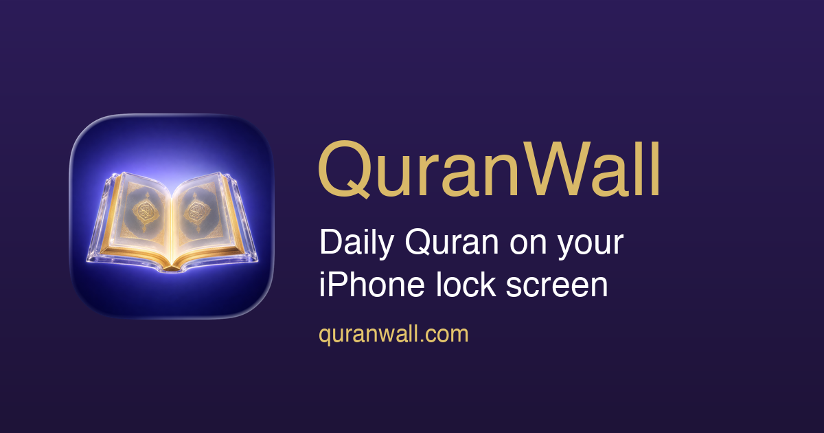 How to Put a Quran Verse on Your iPhone Lock Screen